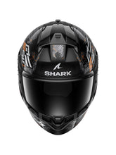 SHARK CASCOS RIDILL 2 MOLOKAI Negro Plata Naranja